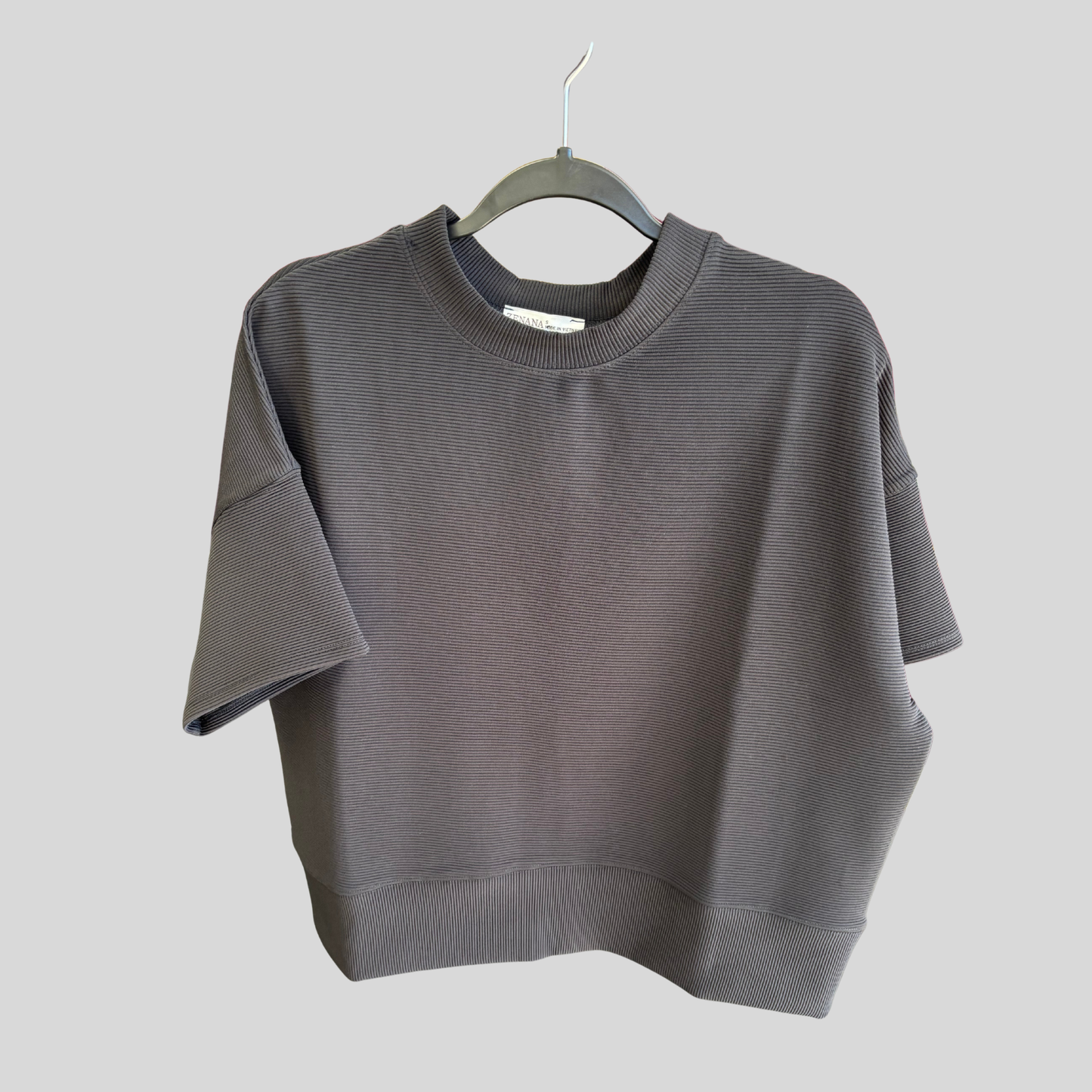 Black Crop Shirt