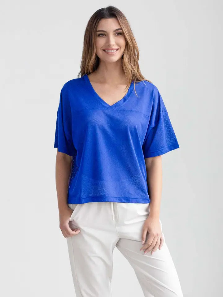 Blue Women's Football Jersey