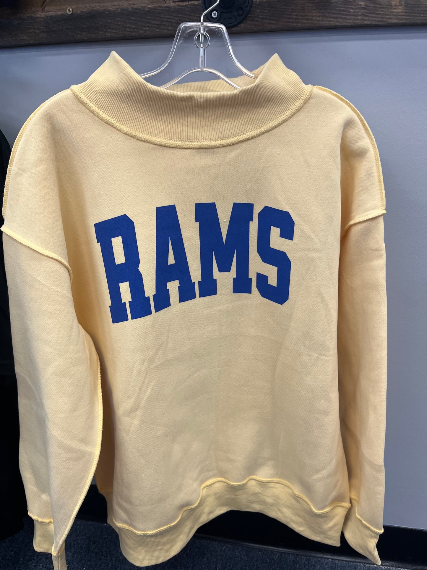 Rams Mockneck Sweatshirt