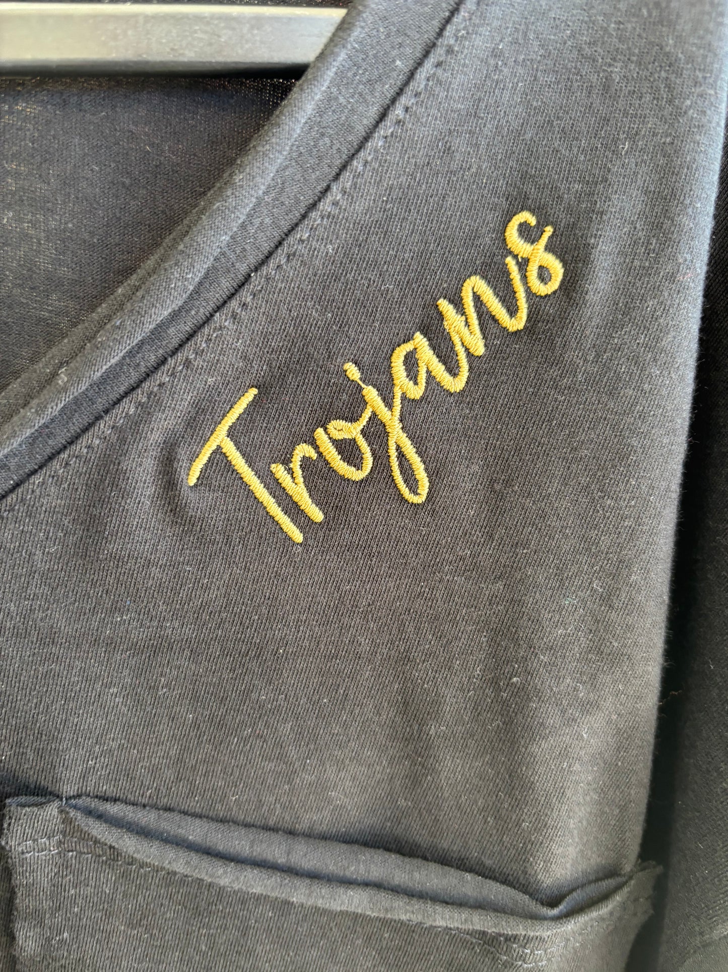 Trojans V-neck Pocket T-shirt