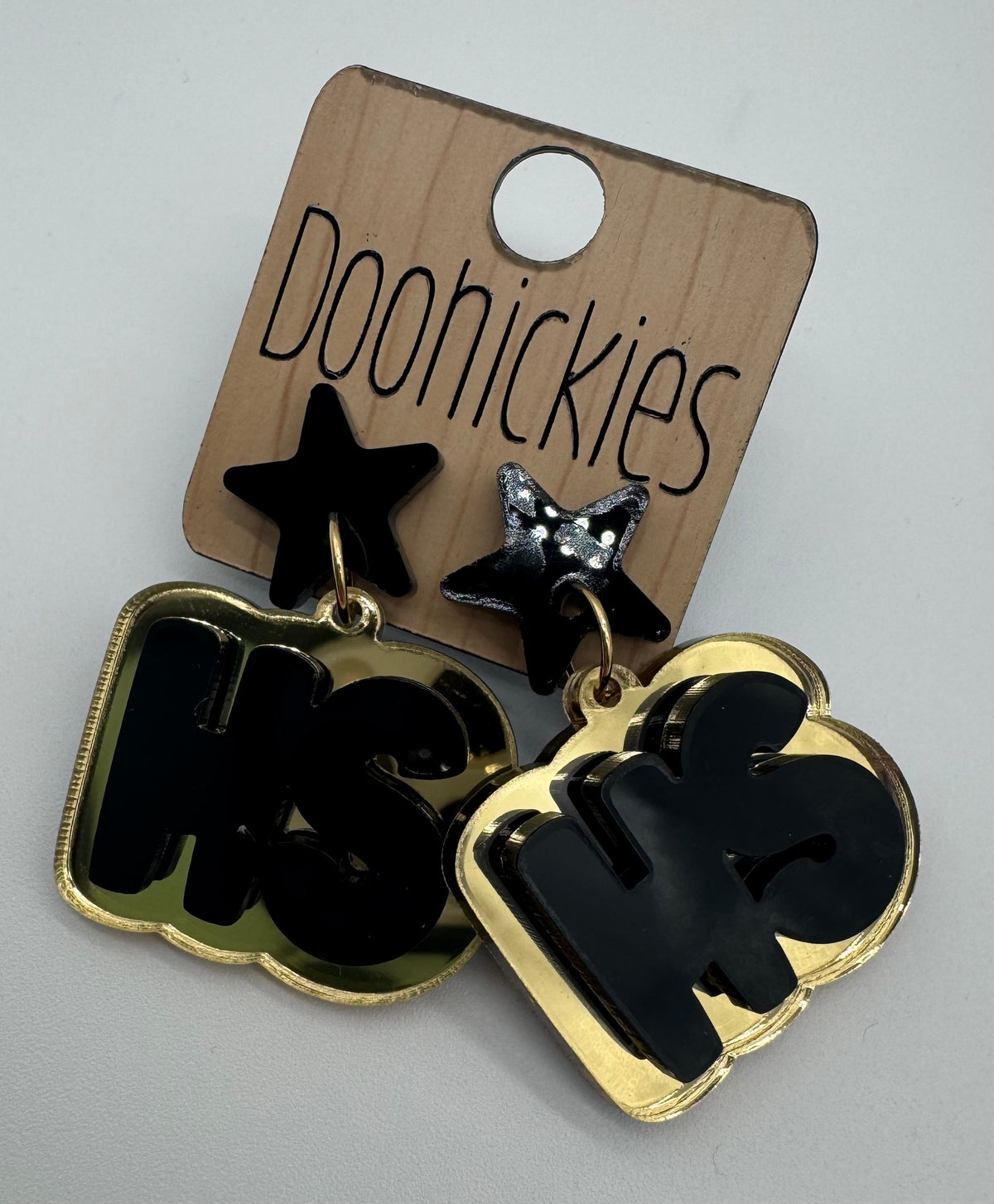 HS Mirrored Earrings