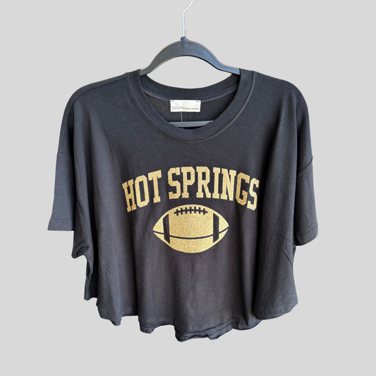 Hot Springs Football Crop T-shirt