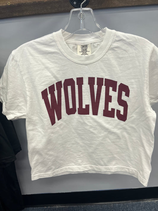 Wolves Crop T-shirt