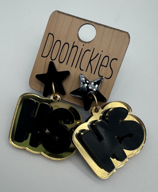 HS Mirrored Earrings