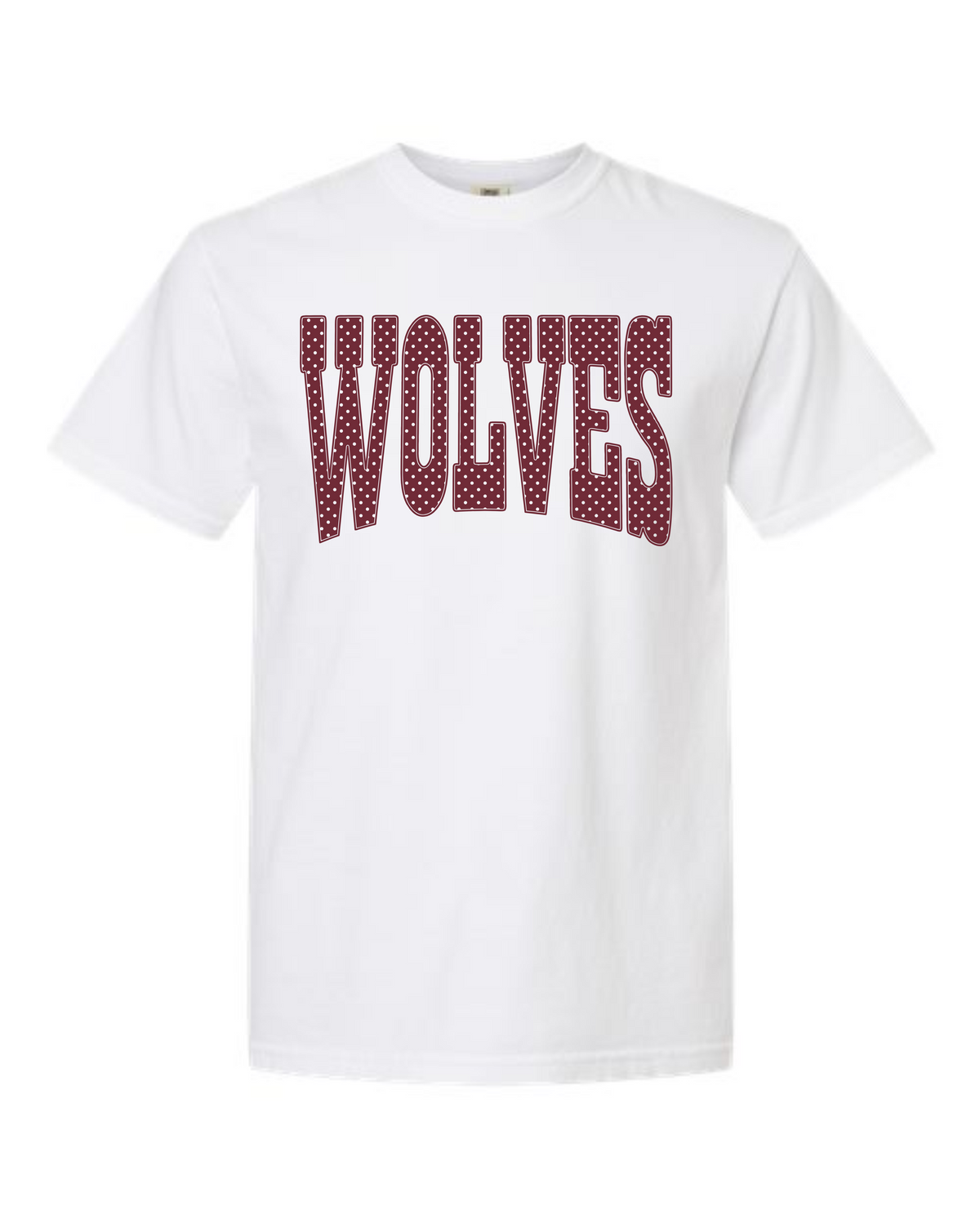Wolves Polk Dot Comfort Colors T-Shirts